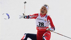 Therese Johaugová na volné desítce na mistrovství svta v klasickém lyování ve