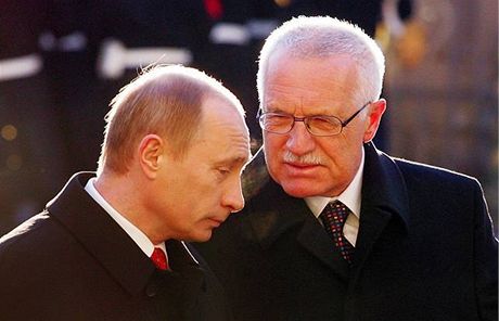 Prezidenti Putin a Klaus na Hrad (2006)