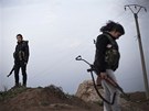Bojovnice kurdské PKK na severu Sýrie (6. bezna 2013)