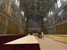Sixtinská kaple se chystá na supertajné zasedání kardinál.