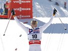 SÓLOZÁVOD. védský lya Johan Olsson zvítzil na MS v závod na 50 km po