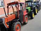 Ve Velkých Bílovicích na Beclavsku se 2. bezna seadilo celkem 231 traktor.