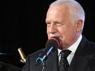 Václav Klaus pijal díky a sám podkoval píchozím hostm  "Jak víte, nkteí