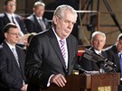 Milo Zeman skládá prezidentský slib ve Vladislavském sále Praského hradu. (8....