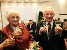 Platinovou svatbu stvrdili na obecním úadu Ostrava Jih