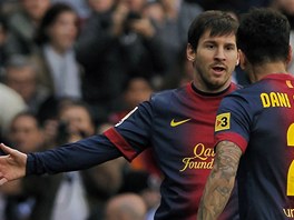 JEDEN GÓL NESTAIL. Lionel Messi, hvzda Barcelony, se raduje z trefy proti...