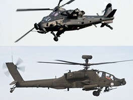 nsk vrtulnk WZ-10 a americk stroj AH-64 Apache