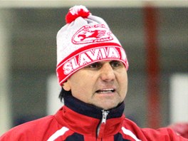 Vladimír Rika, trenér hokejové Slavie