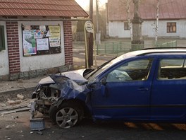 idi narazil do autobusov ekrny v Dolnch Rokytanech na Jinsku. (5. 3.