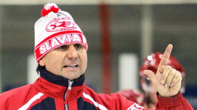 Vladimr Rika, trenr hokejov Slavie