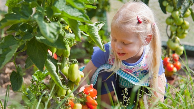 Když přitáhnete k zahradničení své děti, nebudou se jednou muset učit všechno od začátku jako většina dnešní mladé generace. Ilustrační foto 