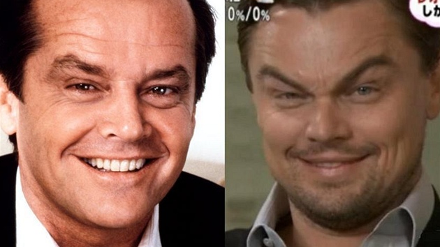 Jack Nicholson a Leonardo DiCaprio