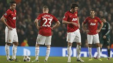 A JE ZLE. Fotbalisté Manchesteru United po brance Cristiana Ronalda. 