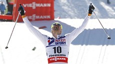 SÓLOZÁVOD. védský lya Johan Olsson zvítzil na MS v závod na 50 km po