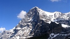 Eiger (v pekladu Obr) je nejvýchodnjím vrcholem horského masivu Jungfrau v