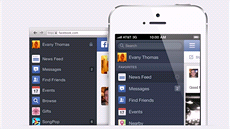 Facebook bude nyní vypadat tém stejn na mobilu, tabletu i v desktopovém...