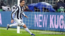 TAK JAK TO OSLAVÍM? Alessandro Matri z Juventusu se raduje z trefy proti