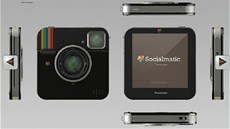 Pohled ze vech stran na fotoaparát Polaroid Socialmatic Camera jak si ho