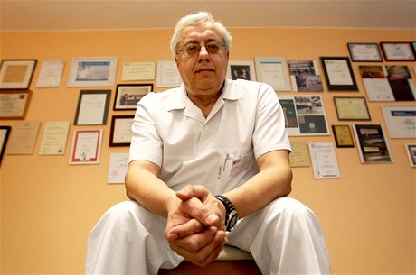 Petr Svoboda v dob svého nástupu na post editele nemocnice v Kyjov v únoru