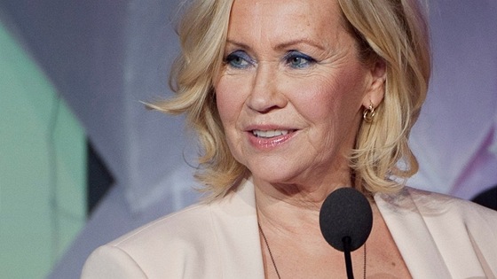 Agnetha Fältskogová ze skupiny ABBA pi lednovém pebírání ceny Fashion Legend