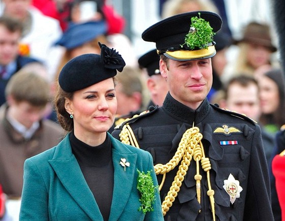 Princ William a jeho ena navtívili v rámci oslav svátku sv. Patrika irské...