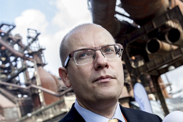 P�edseda �SSD Bohuslav Sobotka na sjezdu v Ostrav�