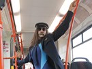 Natáení videoklipu tance Harlem Shake v tramvaji brnnského dopravního podniku