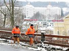 V ulici Na Vyhlídce v Karlových Varech zaala generální rekonstrukce.