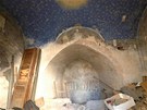 Gotická freska Posledního soudu v podzemí fary v Broumov