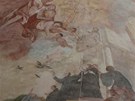 Vzcnm malby v Szavskm kltee vyobrazuj ivot zakladatele kltera sv....