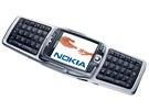 Nokia E70 mla netradiní konstrukci s ukrytou qwerty klávesnicí, zákazníci jí