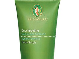 Sprchov peeling Jalovec Cypri, Primavera, 392 korun (certifikace NaTrue)