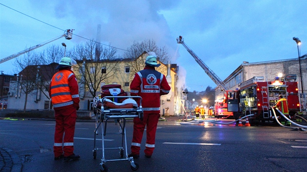 Nsledky tragickho poru v nmeckm Backgnangu (10. bezna 2013)