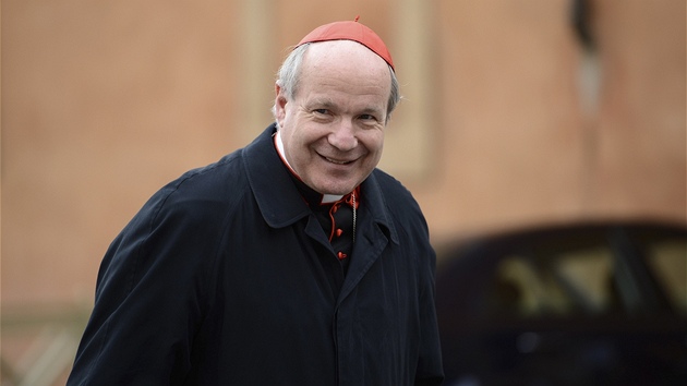 Vídeský arcibiskup Christopher Schönborn ve Vatikánu (8. bezna 2013)