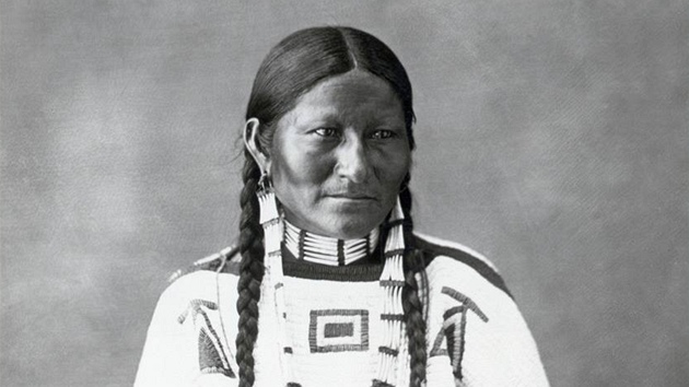 Indinsk squaw z kmene Sioux