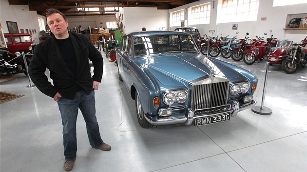 Ale Wimmer a nový skvost v jeho technickém muzeu v Teli - vz Rolls-Royce
