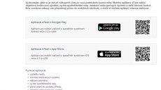 Aplikaci pro operaní systémy Android a iOS si mete stáhnout do svého...