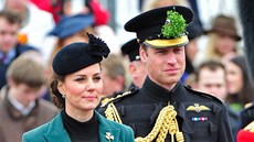 Princ William a jeho ena navtívili v rámci oslav svátku sv. Patrika irské...