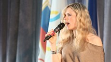 Gabriela Soukalová se chopila mikrofonu bhem pedávání cen fair play eského...