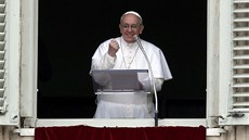 Pape Frantiek poprvé kázal z okna Apotolského paláce ped zhruba