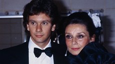 Audrey Hepburnová a její syn Sean Hepburn Ferrer (1982)