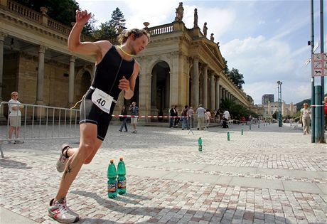 City triathlon Karlovy Vary je letos souástí svtového poháru.