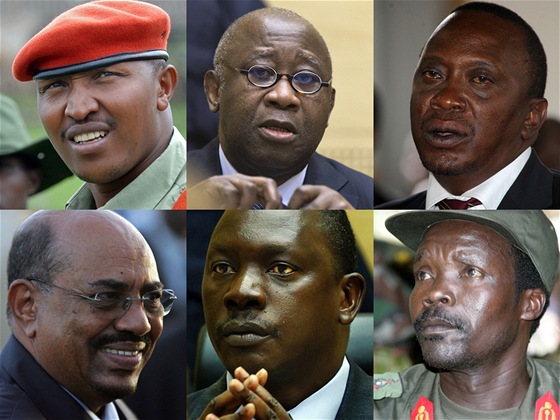 Bosco Ntaganda, Laurent Gbagbo, Uhuru Kenyatta, Umár Baír, Thomas Lubanga a...