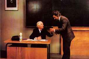 Franti�ek Kov���k a Ladislav Smoljak ve filmu Mare�ku, podejte mi pero! (1976)