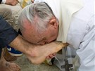 V ímském nápravném zaízení pro mladistvé omyl pape Frantiek nohy dvanácti