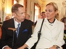 Dagmar Havlová a její manel Václav Havel. Exprezident byl jmenován estným...