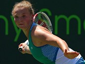 PREMIRA. Kateina Siniakov si v Miami poprv zahrla v hlavn souti WTA.