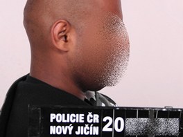 Policejn foto zlodje, kter vykradl dm v Sedlnicch.