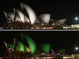 Kdy zhasne svtlo, zmní svou tvá i ty nejslavnjí památky. Opera v Sydney...
