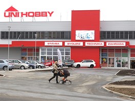 Nov hobbymarket v Jihlav.